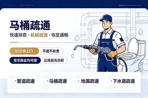 普兰店马桶疏通