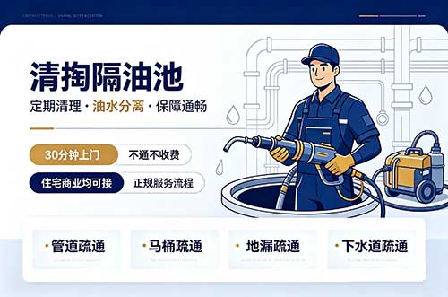 普兰店清掏隔油池